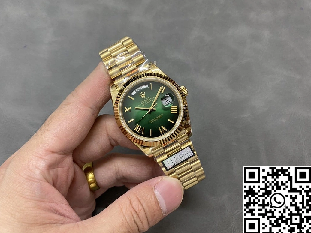 Dial Day Bold Factory v5 Steel 1023 Rolex QF Green Tungsten M228238-0069 Date 0806